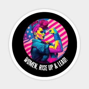 Women, Rise Up & Lead! Magnet